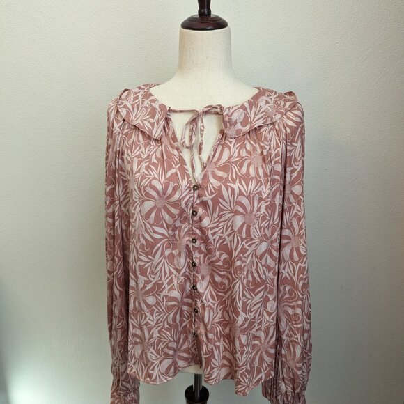 Anthropologie Florence Balducci Femme Collared Blouse - Picture 7 of 11